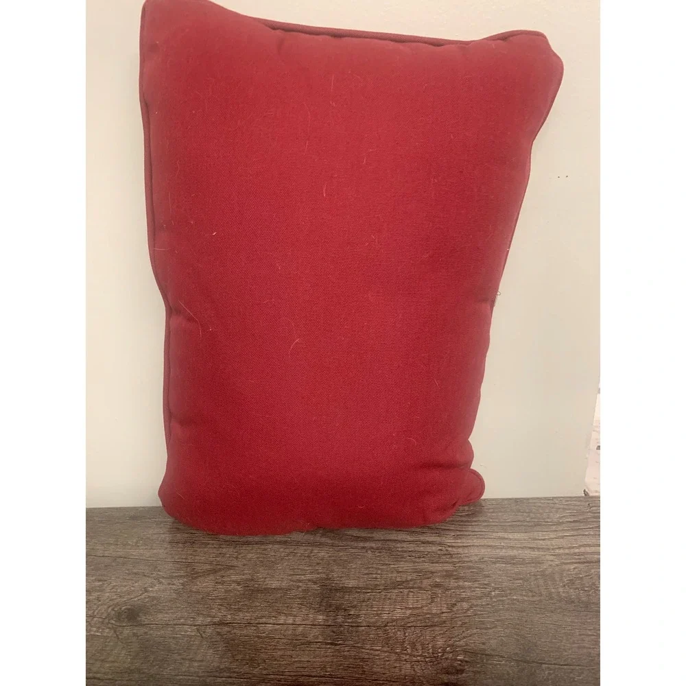 VTG Noel Christmas Stocking Pillow Tapestry Accent Holiday‎ Decor Throw Cushion